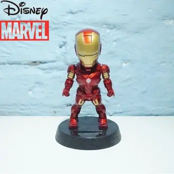 Disney, Marvel Cartoon Creative Auto Dekorácie Auto Dekorácií Iron Man Trasie Hlavou Osobnosti Cartoon Auto Dekorácií 31926