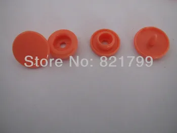Doprava zadarmo, 20 sád KAM T5(12.4 mm) modul tlačidlo B17 Melón Oranžová farba pre šitie dieťa farebný plastový uzáver modul tlačidlo 15176