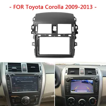 Double DIN Auto Stereo Rádio Fascia Panel montážneho Rámu Náhrada za Toyota Corolla na roky 2009-2013 ABS Plastový Rámik autorádia