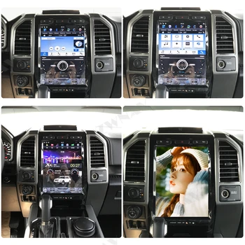 DSP IPS 1 DIn Tesla Obrazovke Android, Video, Hudba Pre Ford F150 2016 2017 2018 GPS Rádio Prijímač, Auto Audio Stereo Hlava Jednotky
