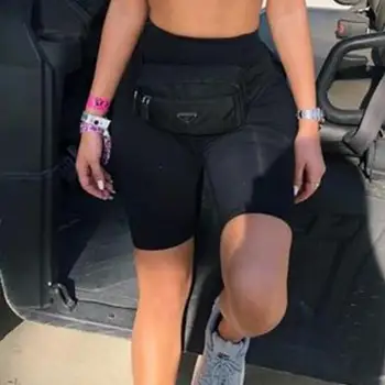 Dámske Outdoorové cvičenia Obyčajný Aktívne Letné Cyklistické Šortky Úsek Základné Krátke Horúce Solid Black Soft nosiť krátke Nohavice pre ženy, ženský