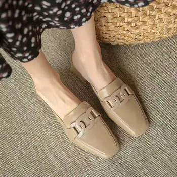 Dámske papuče outdoorové dámske papuče Ploché Muller papuče dámske Módne sandále 2021 nové módne kožené topánky