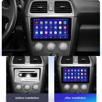Eastereggs 2 Din autorádia Multimediálne Video Prehrávač, Navigácia GPS Android 8.1 Pre Subaru Impreza GD GG 2002 - 2007 Vedúci Jednotky 54646