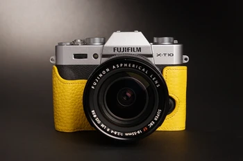 Fuji XT30 X-T20 X-T30 XT20 XT10 fotoaparát Ručné pravej Kože Fotoaparát prípade Videa Pol Taška na Fotoaparát Kombinézu