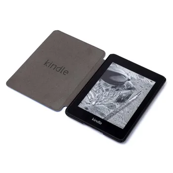 Handričkou Textúra PU Kožené Smart Case pre Amazon Kindle Paperwhite4 2018 PQ94WIF Magnetické Ochranný plášť 13984