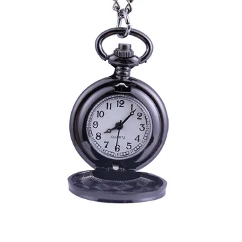 HONHX Hodinky hodinky pre mužov sledovať mužov luxusné Retro Kolo Dial Quartz Malé Vreckové Hodinky Klasickej Rímskej Rozsahu Vreckové Hodinky 49095