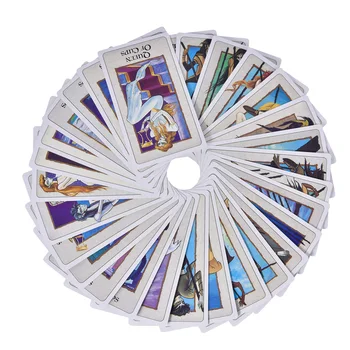 HORÚCE! 78PCS vyberte si Tarot Karty Nádherné Kartu Power Palube S Guide Brožúra anglická Verzia pre Osobné Rodinné Použitie 12*7*3 cm