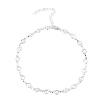 Jednoduchý, Elegantný priehľadný Akrylový Crystal Korálky, Retiazky Choker Náhrdelník Ženy Móda Geometrické Krku Chocker Náhrdelník Šperky YN1461 6401