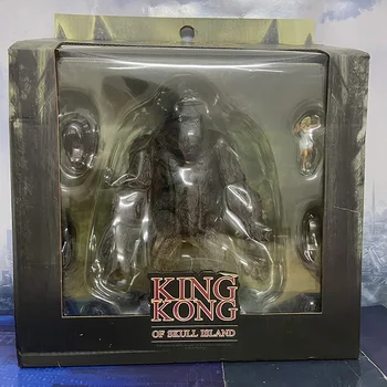 King Kong Obrázok Film Hračky Čiernej A Bielej Verzii Figúrka Opice Kingkong Akcie Obrázok Zber Model Hračka Darček Skladom 14739