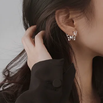 Klip Motýľ Náušnice Pre Ženy kórejský Módne Jednoduché Roztomilý Módne kórejský Hot Predaj Nový Trend Študent Strany Šperky BOYULIGE 769