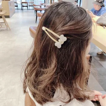 Kvalitné Luxusné Kórejský Bling Crystal Bowknot Sponky Do Vlasov Hairband Bobby Pins Barrette Sponky Do Vlasov Headdress Krásy Príslušenstvo