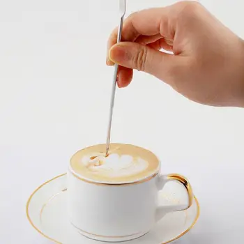 Káva Stick Nástroj Z Nerezovej Ocele, Káva Umenie Ihly Chuť Kávy Dekorácie Miešania Rod Latte Coffeeware Art Pen Tamper Ihly