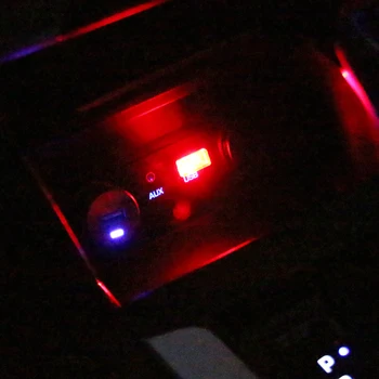 LED Auto Svetlo USB Atmosféru Svetlo Na mitsubishi pajero outlander xl montero lancer triton l200 galant 8 asx grandis