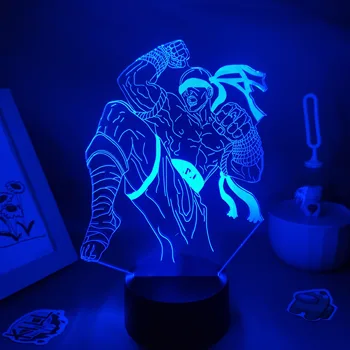 LOL Hra Obrázok Slepý Mních Lee Sin Lampa 3D Led RGB Neon Nočné Osvetlenie, Dar, Priateľ Miestnosť, Stolný Farebný Dekor League of Legends 29427
