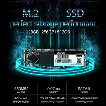 M2 NGFF SSD M. 2 SATA dokonca vzal 120 gb 240 GB 500GB M. 2 NGFF SSD Veľkosť 2242 2260 2280mm SSD HDD disco duro Pre počítač, Notebook 6541