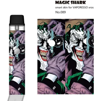 Magic Shark 2.5 D PVC Plný Kože Pásky, Nálepky Prípade Filmu pre Vaporesso Xros Joker Kvet Sexy Dievča