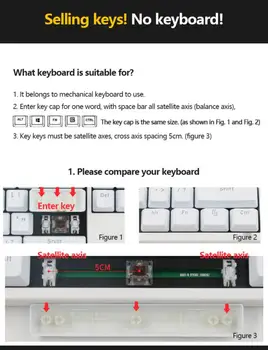 Mechanické Klávesnice Špeciálne Keycap 104-Key ABS Farba DIY Dvojité Vstrekovanie Prenos Svetla Klávesnice Spp Opotrebovaniu Odolný