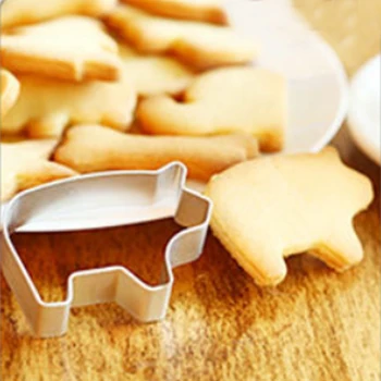 Móda Fondant Formy Cookie Frézy Plesne Pečivo Zdobenie Zvierat DIY Hliníkovej Zliatiny Roztomilý Candy Tvar Biscuit Formy na Pečenie Nástroje