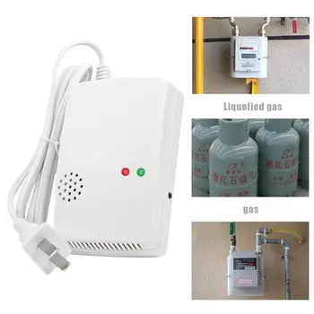NA-300 Zemného Plynu Detektor Alarm Home Security Citlivé Plynu Detektor Senzor Relatívnej Vlhkosti Menej Ako 90% RH Biela