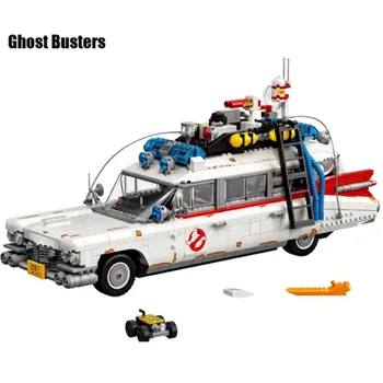 Na Sklade 2552pcs Ghost Busters, Tehly Hračky Ecto-1&2 Movie Auto Stavebných Blokov Hobby Hračky Tehál Vianočné Darčeky, Hračky 28822