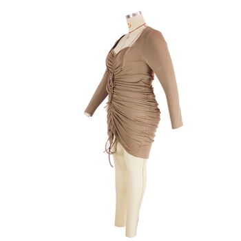 Narodeniny Oblečenie pre Ženy Jarné Oblečenie Vysoký Pás Pokrytý Mini Šaty Bodycon Plus Veľkosť Šaty Eleganciu Veľkoobchod Dropshipping 1367