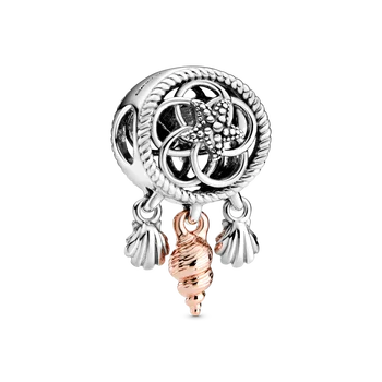 Nové 925 sterling silver dámy' šperky tichom série narwhal kúzlo hviezdice morských rýb korálky fit Pandora náramok prívesok urob si sám