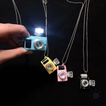 Nové Cool Flash Kamera Prívesok z Nehrdzavejúcej Ocele Náhrdelník, Ročník Dlhým Reťazcom Punk Šperky pre Ženy Muž Priateľstvo Dievča Dary