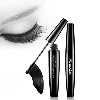 Nové Hodváb Lash Vlákniny Mascara Waterproof make-up 4d Eye make-up Pre Predĺženie Rias Black Rast Rias Kozmetika Biela Mascara 11972
