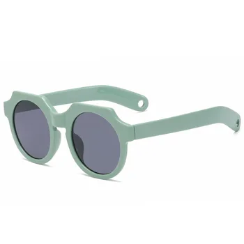Nové Kolo slnečné Okuliare Ženy Značky Vintage Dizajnér Zelená Čierna Malé Rámy Mužov Odtiene Žena UV400 Oculos 28082