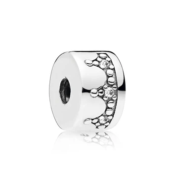Nové módne originálne vykladané láska Korálkové Dištančné Perličiek vhodné pre ženy Pandora je náramok Šperky urob si sám