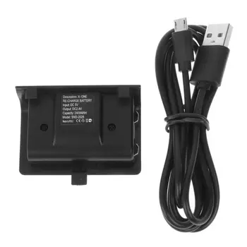 Nové NI-MH 2400MAHCharger Auta Nabíjateľná Batéria + USB Kábel Pre Xbox Jeden 15888