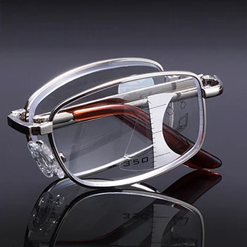 Nové Prenosné Progresívne Skladacie Okuliare na Čítanie Muži Ženy Anti Modré Svetlo Presbyopia Multifokálne Okuliare Full frame Diopter 34272