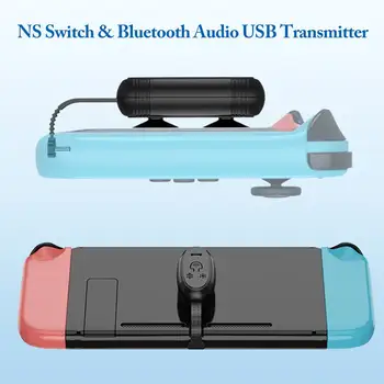 NOVÝ Bluetooth 5.0 Prijímať Bezdrôtový Typ-C 3.5 mm AUX Jack pre Audio Adaptér APTX LL SBC Vysielač Pre Nintendo Spínač, Vysielač 20759