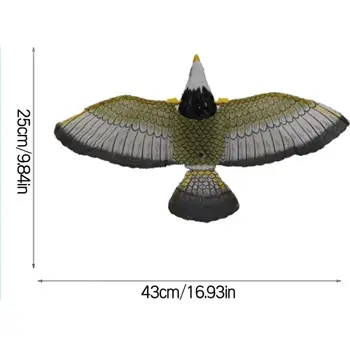 Odpudzujúce Visí Eagle S Hudbou Lietajúci Vták Scarer Záhradné Dekorácie Prenosné Lietajúci Vták Záhradné Dekorácie Svetelné Vták