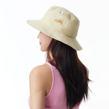 OhSunny Anti UV Pevné Vedierko Hat Módne Ženy Lete Ľahké Priedušná Umývateľný Panama Čiapky Beach Sun Protection Rybárske Klobúky 13327