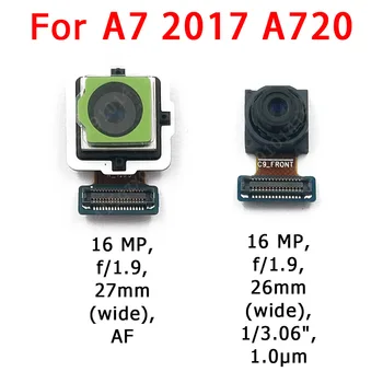 Originálne Predné Zadné Zadná Kamera Pre Samsung Galaxy A7 2017 A720 Hlavným Smerom Selfie Čelnej Kamery Modul Výmena Náhradných Dielov
