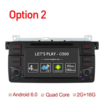 Ownice C500 Android 6.0 Octa 8 Jadro pre bmw E46 M3, auto dvd gps navi wifi 4G BT, RDS 2GB RAM, 32GB ROM podpory DAB+ TPMS
