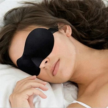 Pamäť Hubky Cestovné 3D Soft Oko Spánku Maska Čalúnená Tieni Kryt Zvyšok Cestovné Jednoduché-pomocou Spanie Patch Tieni Kryt Zvyšok zaviazanými očami