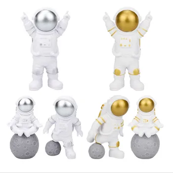 Party Dekorácie 3ks Astronaut Astronaut Narodeninovú Tortu Vňaťou Domácej Strany Piecť Tortu Výzdoba Domov Ploche Dekorácie Doll 4768