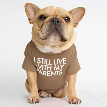 Pes, psie oblečenie Psa oblečenie francúzsky buldog pomeranian lete Psa T-shirt Multicolor Chihuahua Čistej bavlny móda 58157