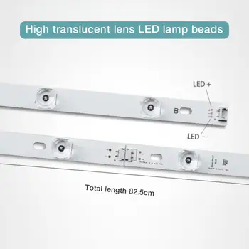 Podsvietenie LED pásy 8 Lampa Pre LG 42 palcov TELEVÍZOR INNOTEK DRT 3.0 42