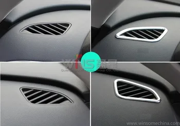 Pre Audi Q3 2012 2013-2017 Interiéru Tvarovanie Prístrojová Doska, Klimatizácia, Trim Kryt Chrome Auto Tuning Styling Príslušenstvo