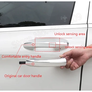 Pre Benz/C/B/S/E/GLC/GLA/CLA W176 W205 W213 W222 X253 W166 W117 Auto Door Rukoväť Zámok Auto Vstupu Smart Remote Keyless Auta
