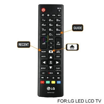 Pre LG AKB74915324 Bezdrôtové Diaľkové Ovládanie ABS Nahradenie 433MHz pre LGAKB74915324 Smart Televízie LED LCD TV Radič NOVÉ 55095
