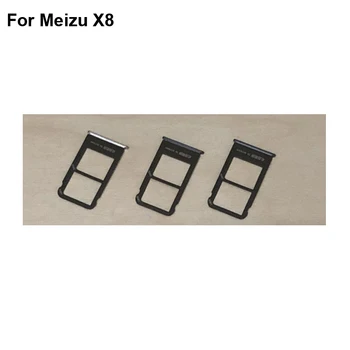 Pre Meizu X8 Nové Testované Dobrý Držiak Sim Karty Zásobník Slot Pre Meizu x 8 Držiak Sim Karty MeizuX8 5229