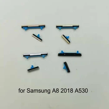 Pre Samsung Galaxy A8 2018 A530 A530F A530N A530FN A530W Pôvodné Telefónne Bývanie Rám Nové Bočné Tlačidlo Na Vypnutie Napájania Tlačidlo Hlasitosti