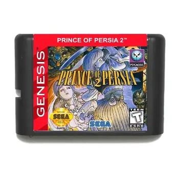 Prince of Persia 2 MD 16 bit Hra Karty Pre Sega Mega Drive Pre Genesis