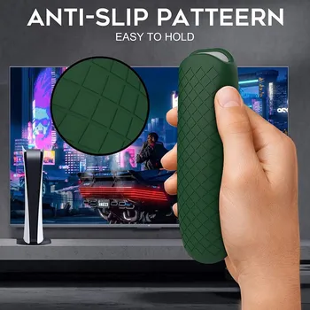 PS5 herné konzoly, diaľkové ovládanie silikónové ochranné puzdro non-slip skladovanie mäkké gumené puzdro anti-pot ochranné puzdro