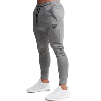 Pánske vysoko kvalitné Sik Hodváb značky polyester nohavice fitness bežné nohavice každodenný tréning fitness bežné športy, jogging nohavice 11322