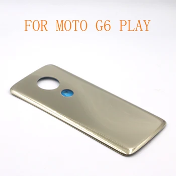 Pôvodné 10PCS Pre Motorola Moto G6 Hrať XT1922 Kryt Batérie Dvere, Zadný Kryt G6 Hrať Zadné Bývanie Prípade Výmeny 8445